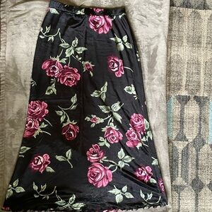 Gorgeous Velvet Rose Skirt